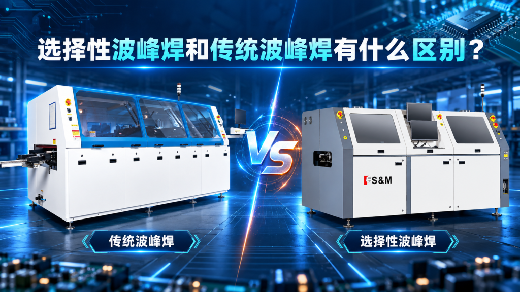 选择性波峰焊和传统波峰焊有什么区别？一张表看懂缩略图